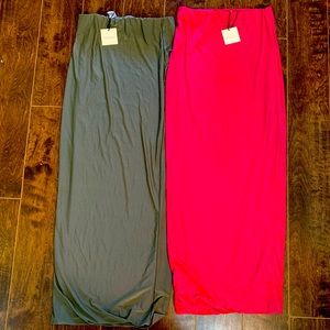 Bundle of Two Maxi Skirts